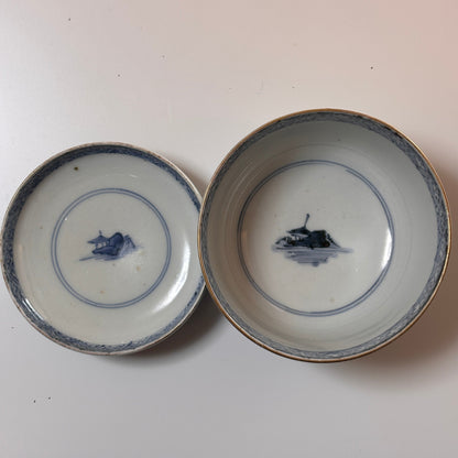 【お茶碗】静かな山水と金彩の美しい器 - Kotto Shop