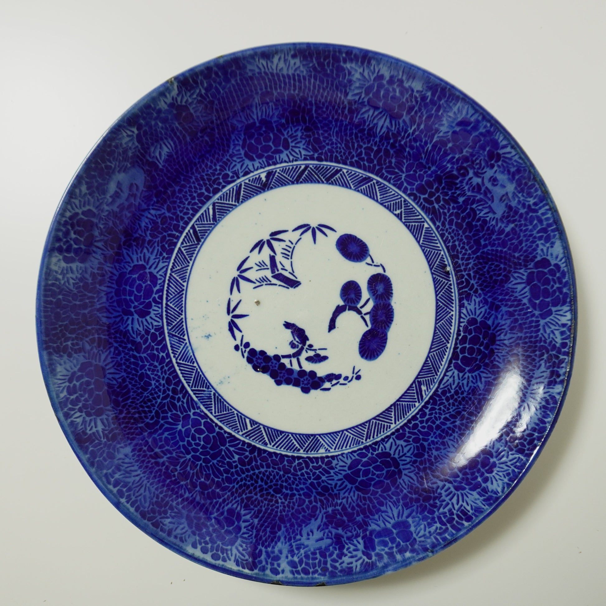 ベロ藍の美しい大皿 - Kotto Shop