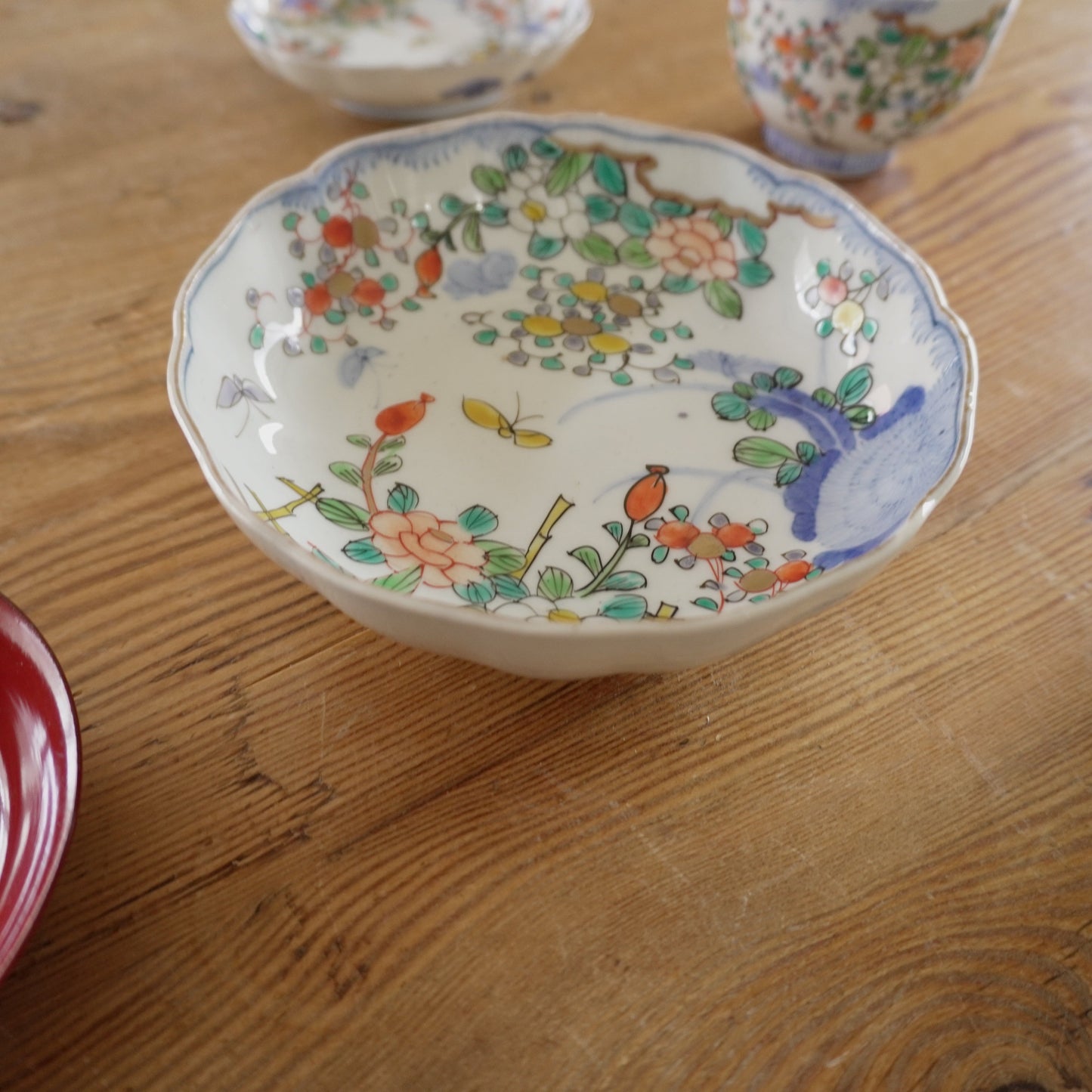 【なます皿】花に蝶が舞う余白の美しい器 - Kotto Shop