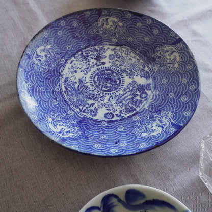 静かに食卓を彩る印判大皿 - Kotto Shop