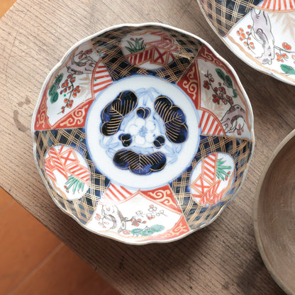 黒と赤が織りなす金彩なます皿 - Kotto Shop