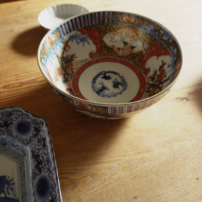 松竹梅の金彩色絵鉢 - Kotto Shop