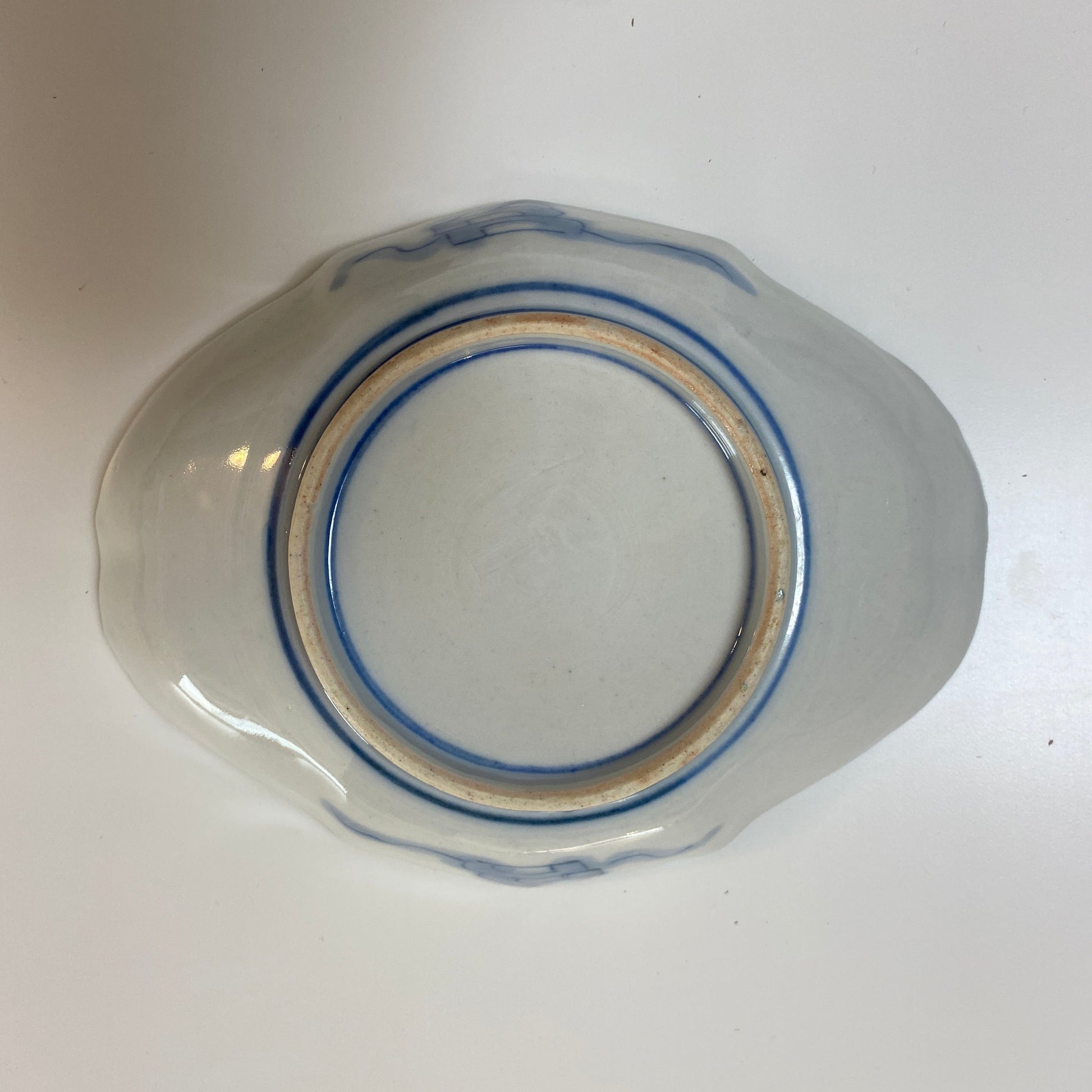 吉祥を重ねた色絵変形向付 - Kotto Shop