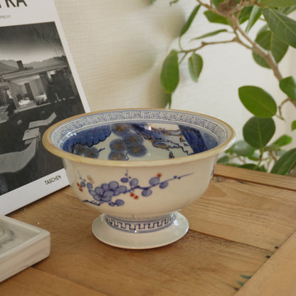 【ややキズあり】染付に金彩が映える盃洗 - Kotto Shop