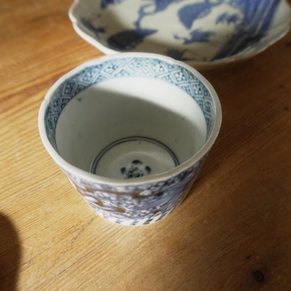 藍の濃淡が美しいそば猪口 - Kotto Shop