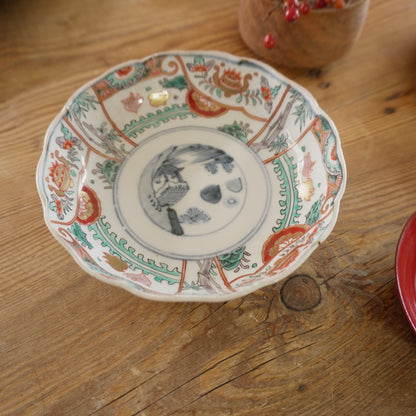 淡色金彩の美しい古伊万里なます皿 - Kotto Shop