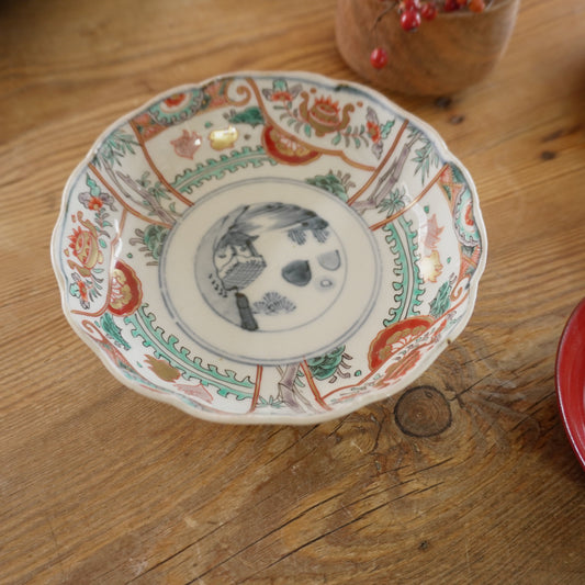 淡色金彩の美しい古伊万里なます皿 - Kotto Shop