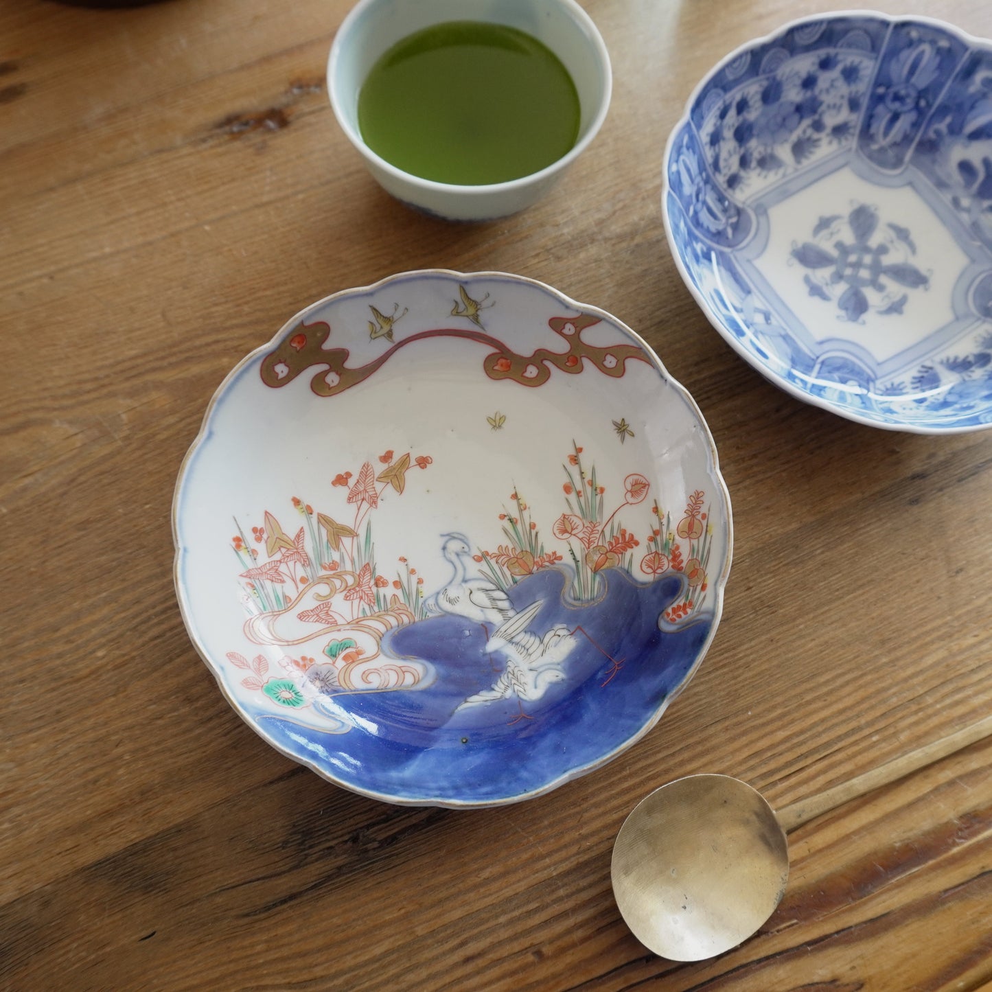 取り皿にもちょうどいい明治伊万里中皿 - Kotto Shop