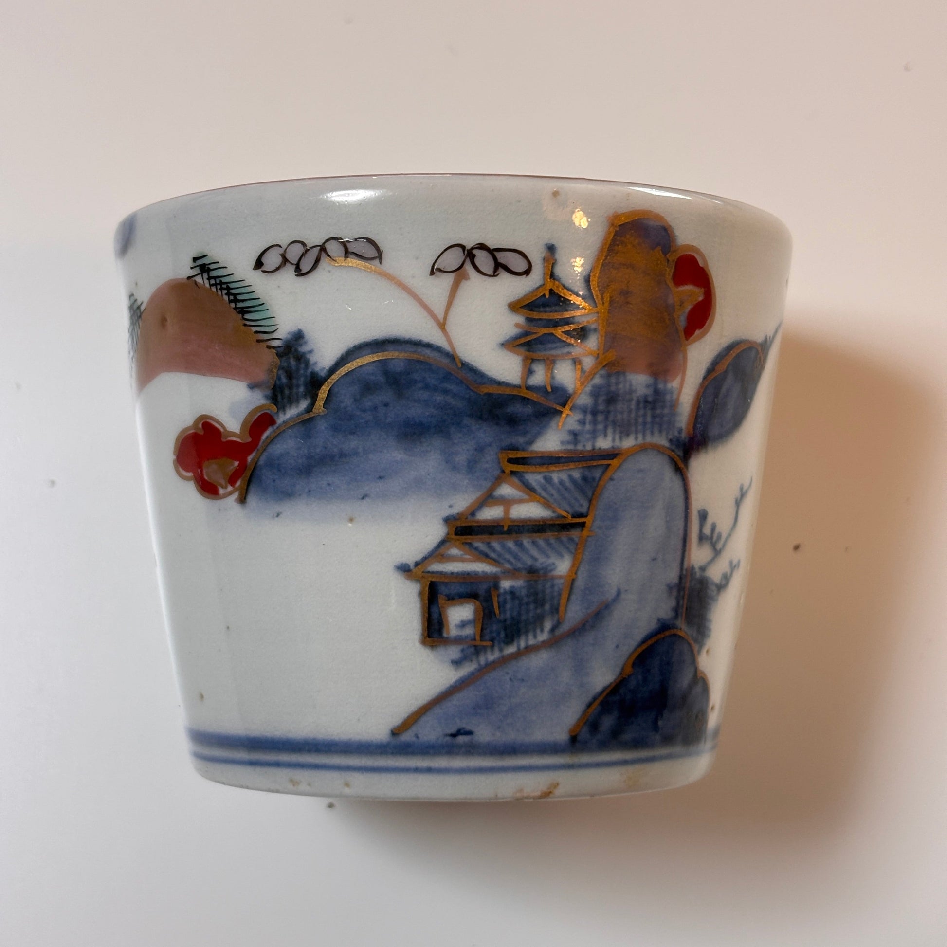 【向付】静かな山水と金彩の美しい器 - Kotto Shop