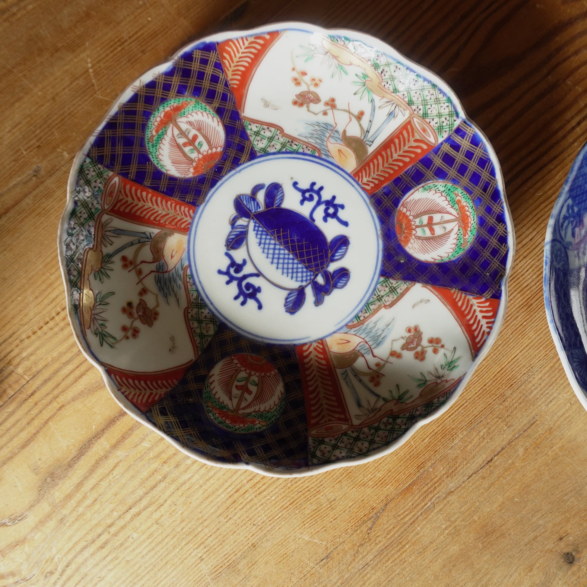 【限定セット】色絵と捻り紋印判皿 - Kotto Shop