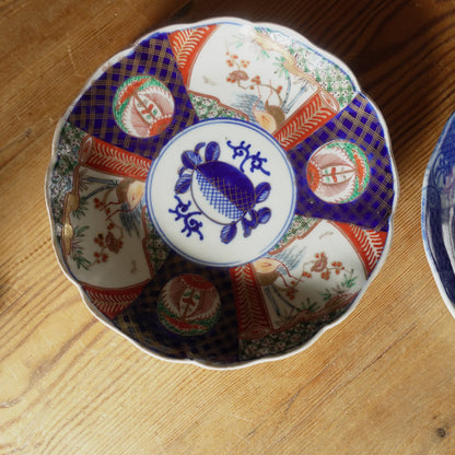 【限定セット】色絵と捻り紋印判皿 - Kotto Shop