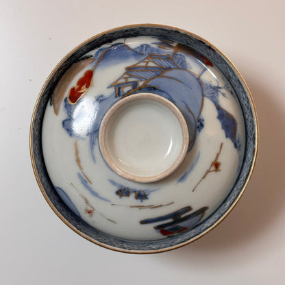 【お茶碗】静かな山水と金彩の美しい器 - Kotto Shop