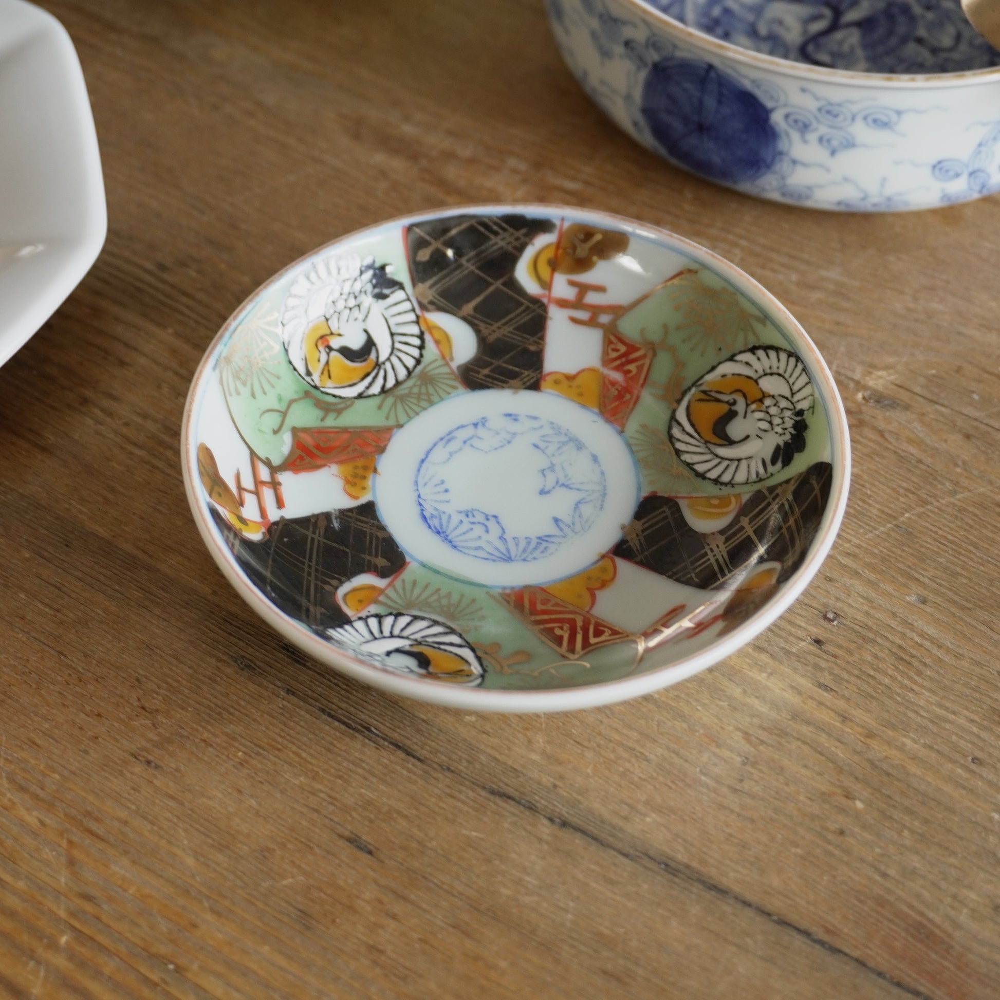 松と鶴のカジュアル小皿 - Kotto Shop