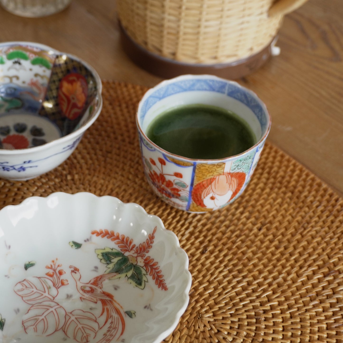 可愛らしい牡丹図向付 - Kotto Shop