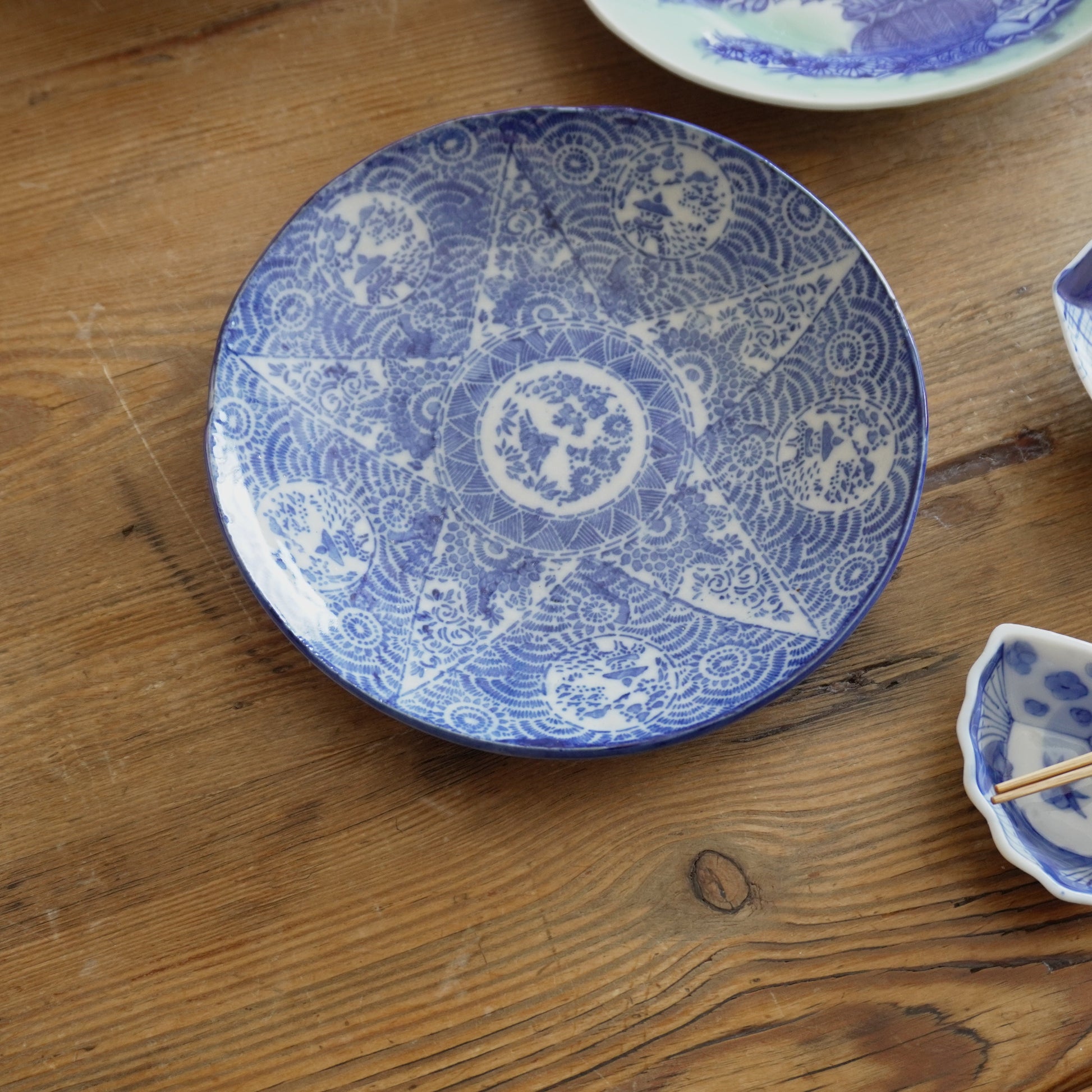 星を象る印判の中皿 - Kotto Shop