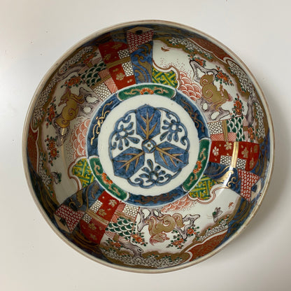 絵付けが繊細な色絵大鉢 - Kotto Shop