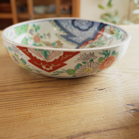 美しい表情の色絵鉢 - Kotto Shop