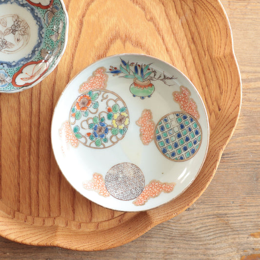 淡色ピンクのときめき丸紋小皿 - Kotto Shop