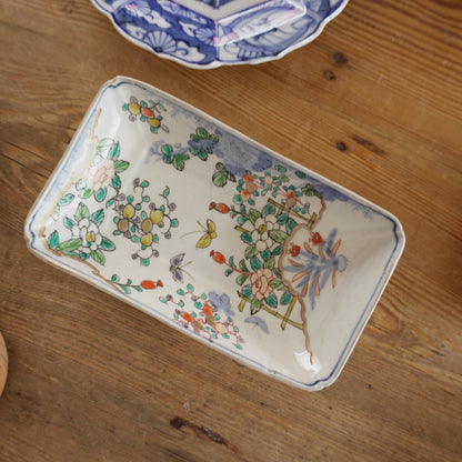 【長皿】花に蝶が舞う余白の美しい器 - Kotto Shop