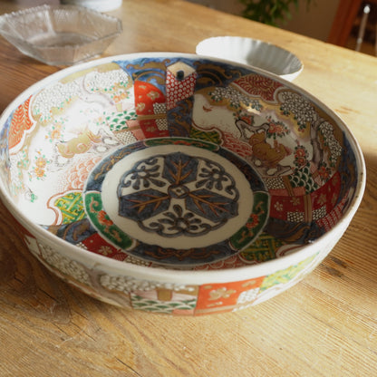 絵付けが繊細な色絵大鉢 - Kotto Shop