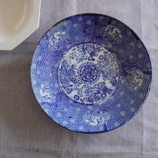 静かに食卓を彩る印判大皿 - Kotto Shop