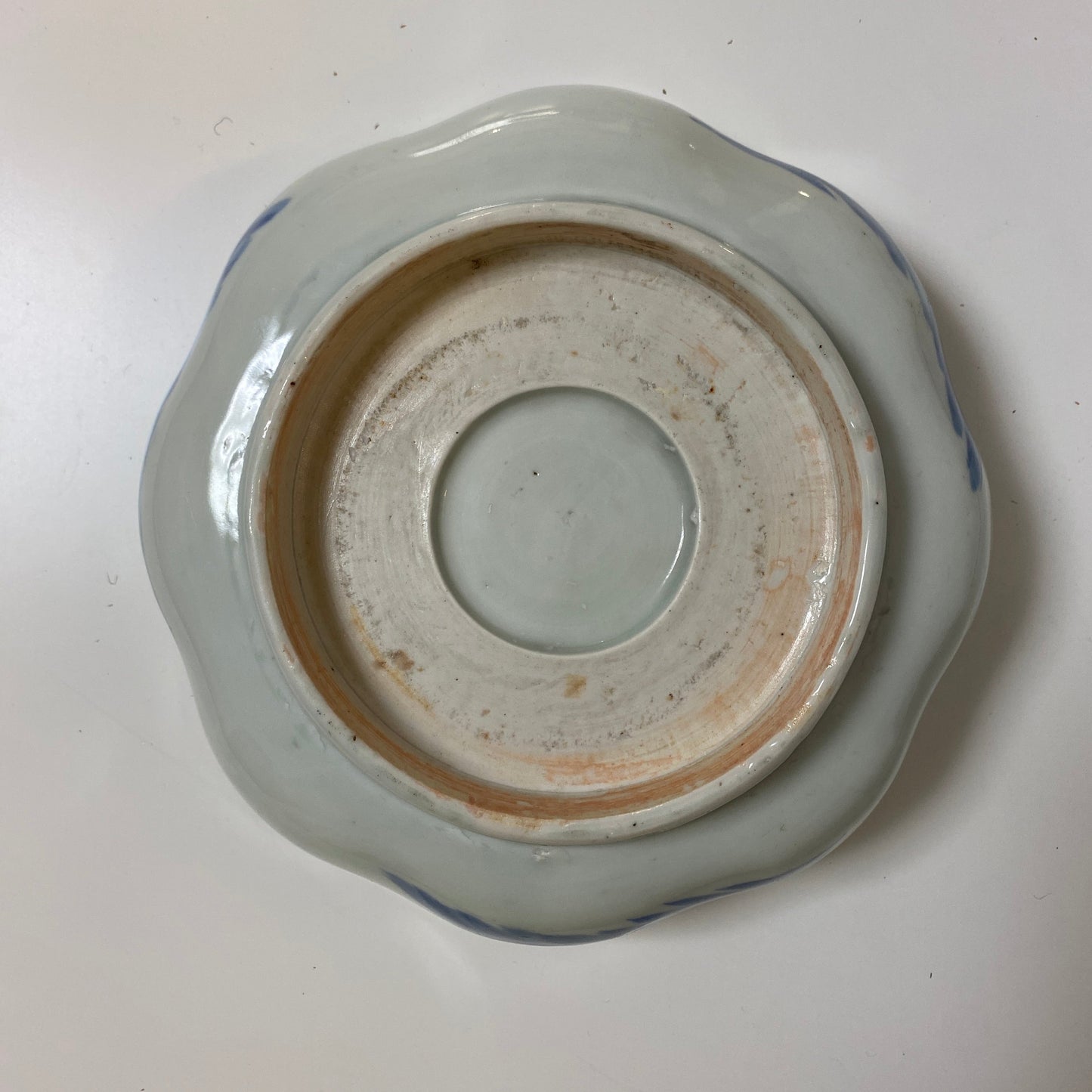 やわらかな美しい風景図がひろがる染付大鉢 - Kotto Shop