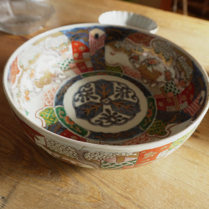 絵付けが繊細な色絵大鉢 - Kotto Shop