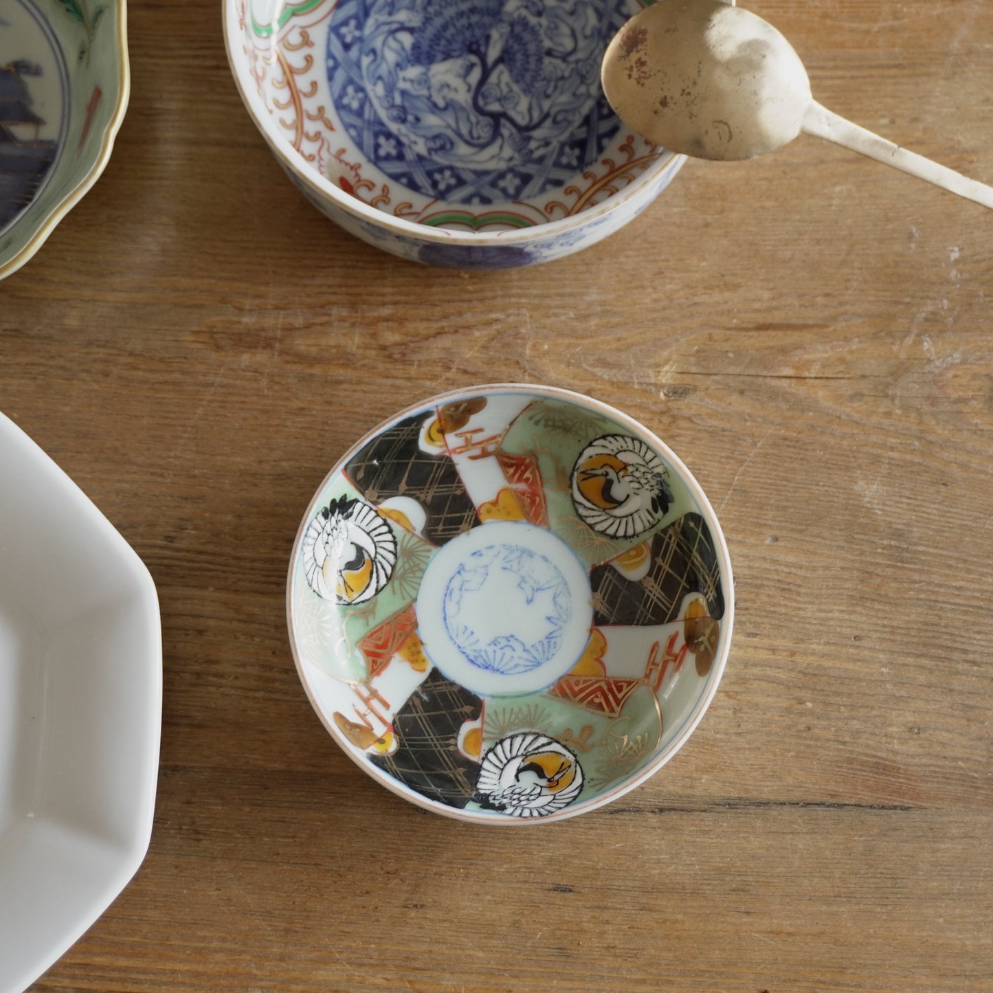 松と鶴のカジュアル小皿 - Kotto Shop