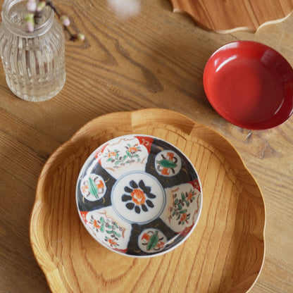 可愛らしい明治伊万里赤絵小皿 - Kotto Shop