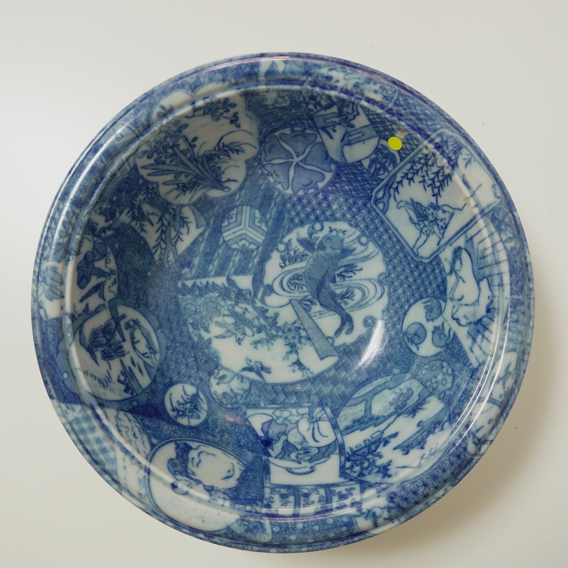 様々な用途に使える印判風景図大鉢 - Kotto Shop