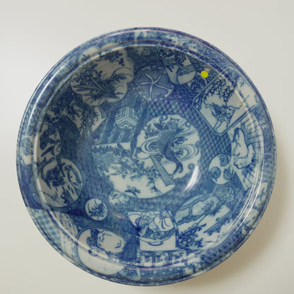 様々な用途に使える印判風景図大鉢 - Kotto Shop