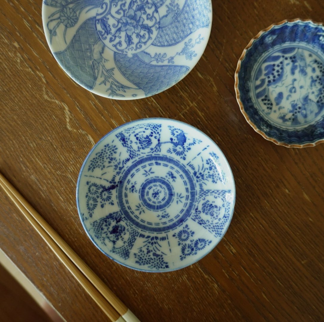 唐子の舞う印判小皿 - Kotto Shop