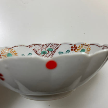 【欠けあり】カラフルに花咲く丼鉢 - Kotto Shop