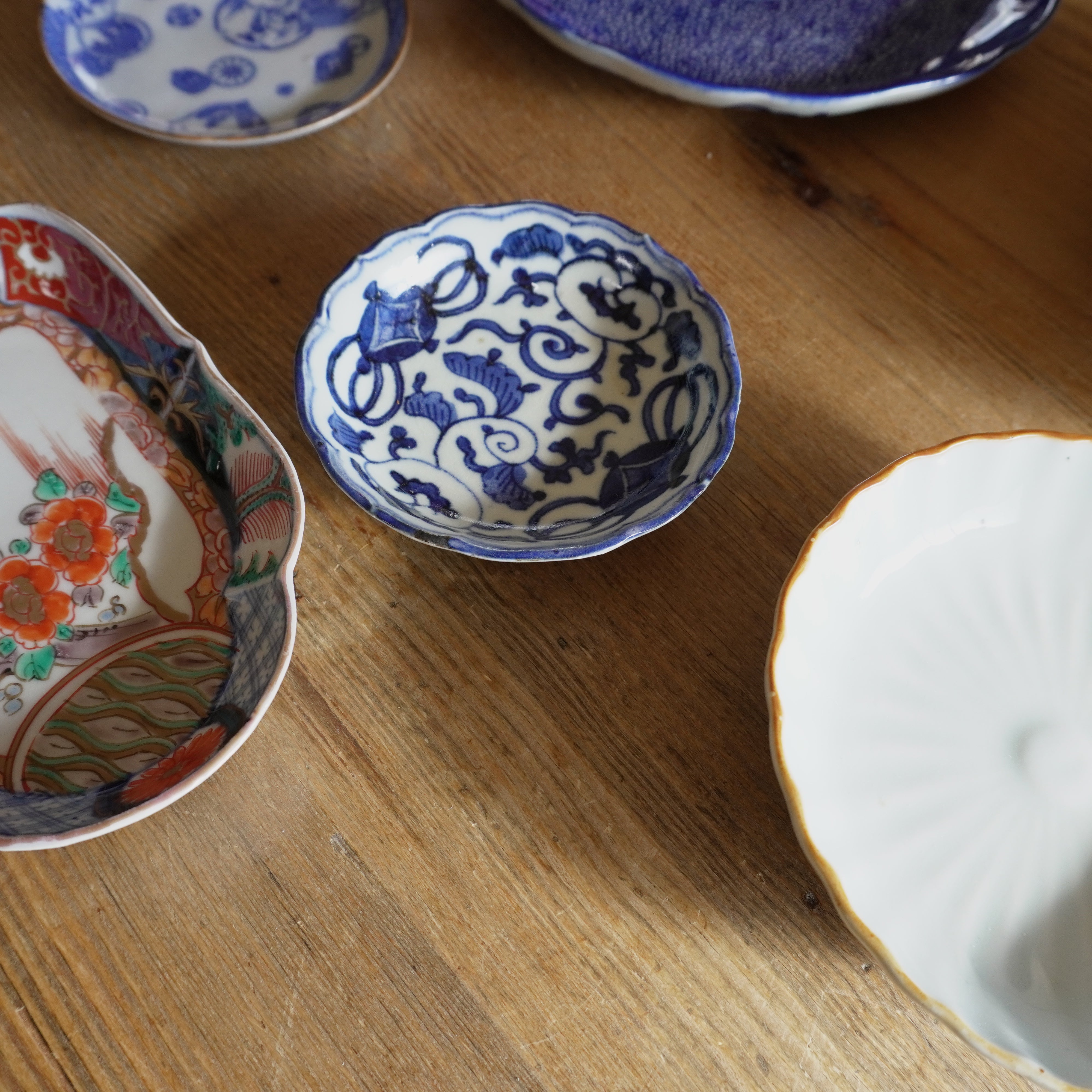 中国唐物　色絵豆皿　16個　8cm 小皿・豆皿 – Kotto Shop