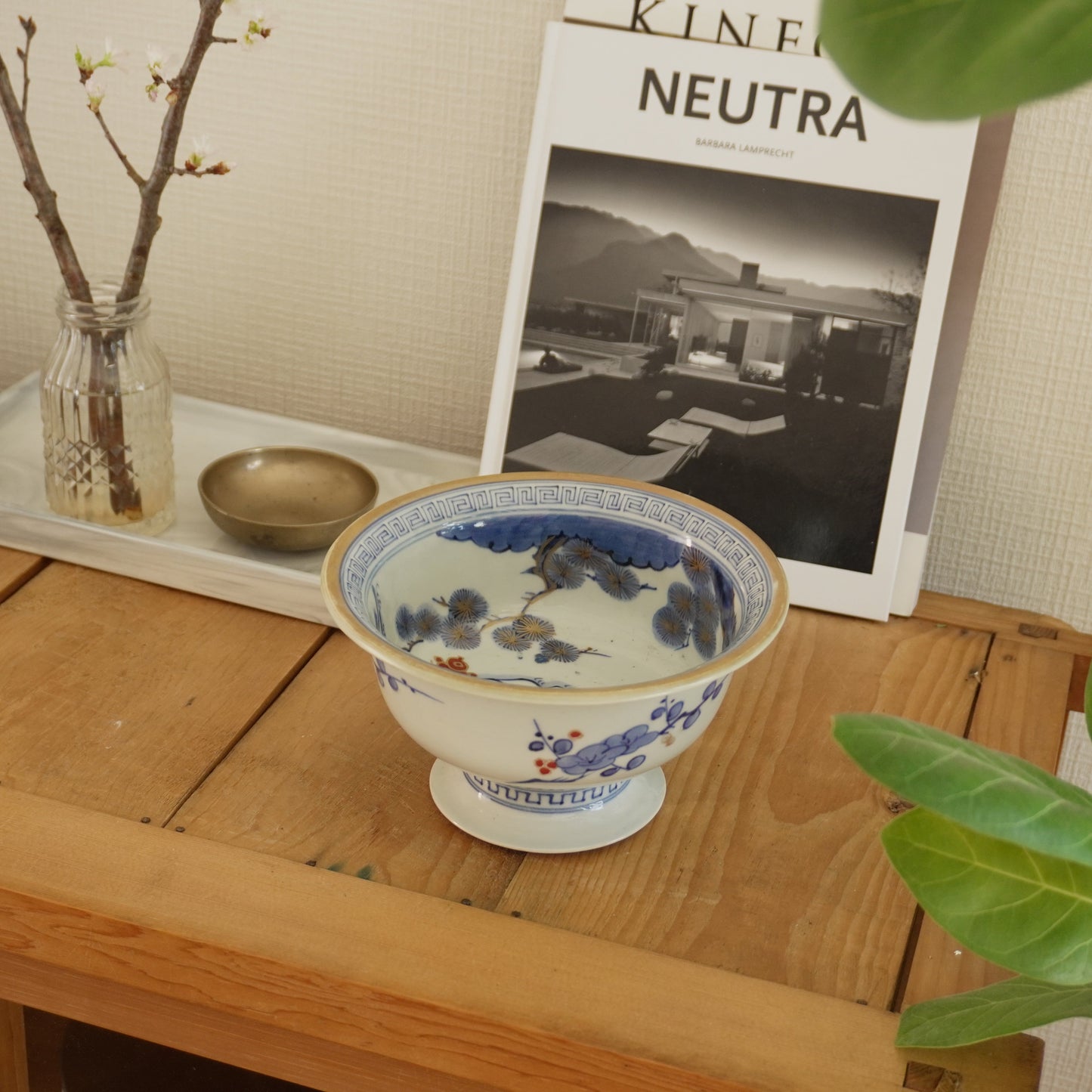 【ややキズあり】染付に金彩が映える盃洗 - Kotto Shop