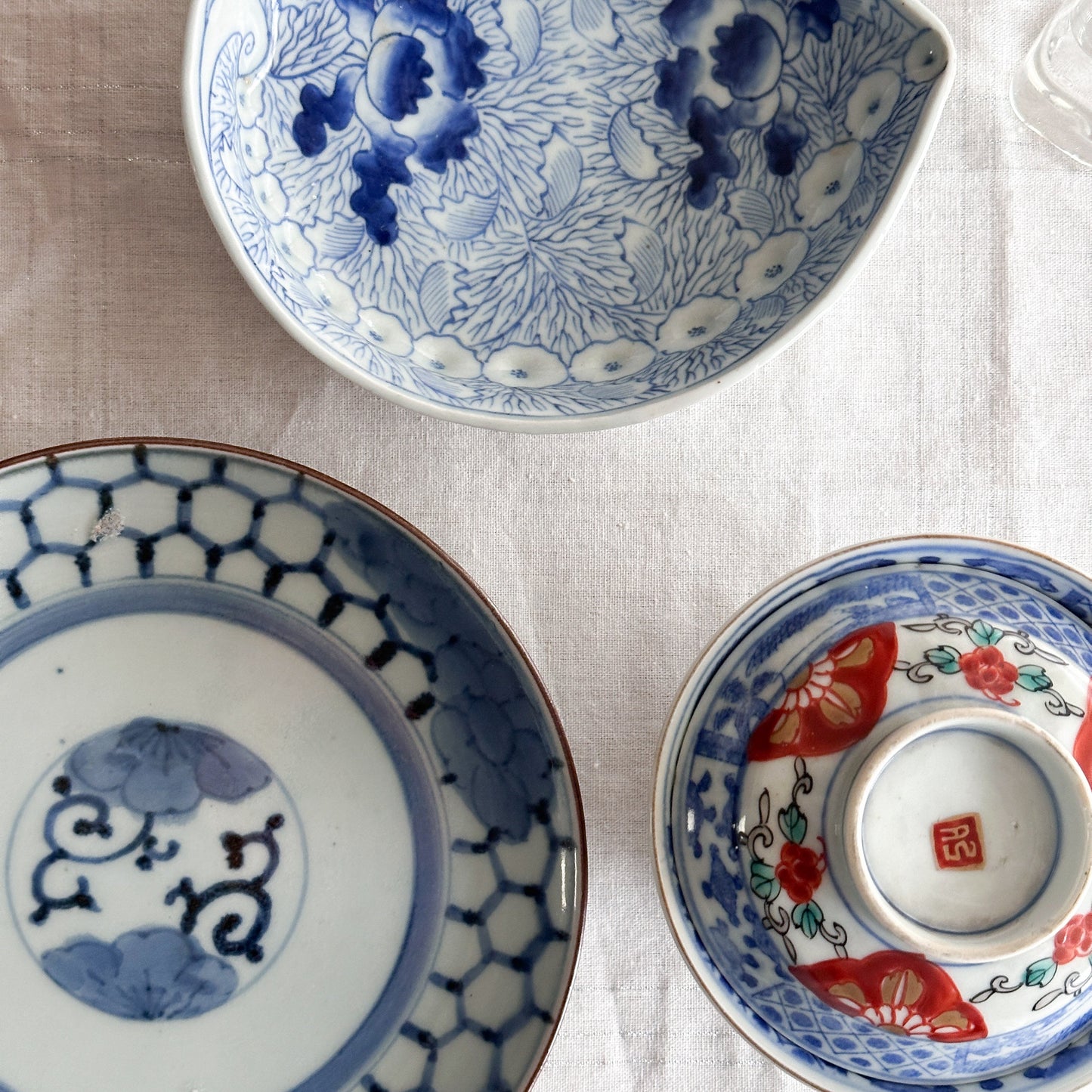 色絵蒸し茶碗 - Kotto Shop