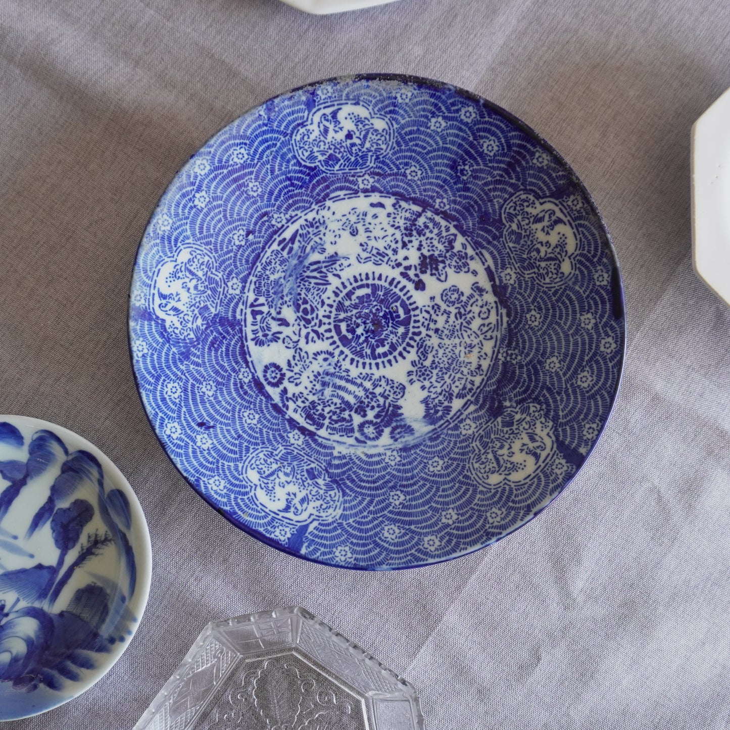 静かに食卓を彩る印判大皿 - Kotto Shop