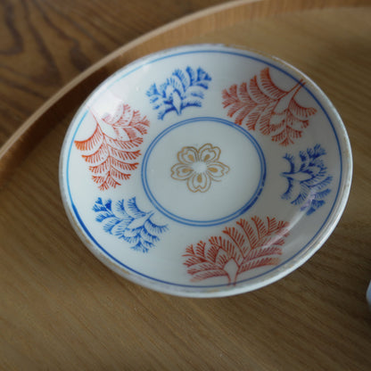 レトロで可愛い色絵印判小皿 - Kotto Shop