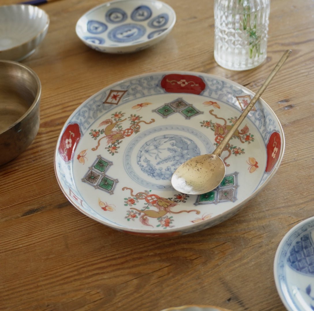 鳳凰舞う、雅の彩り 七寸皿 - Kotto Shop