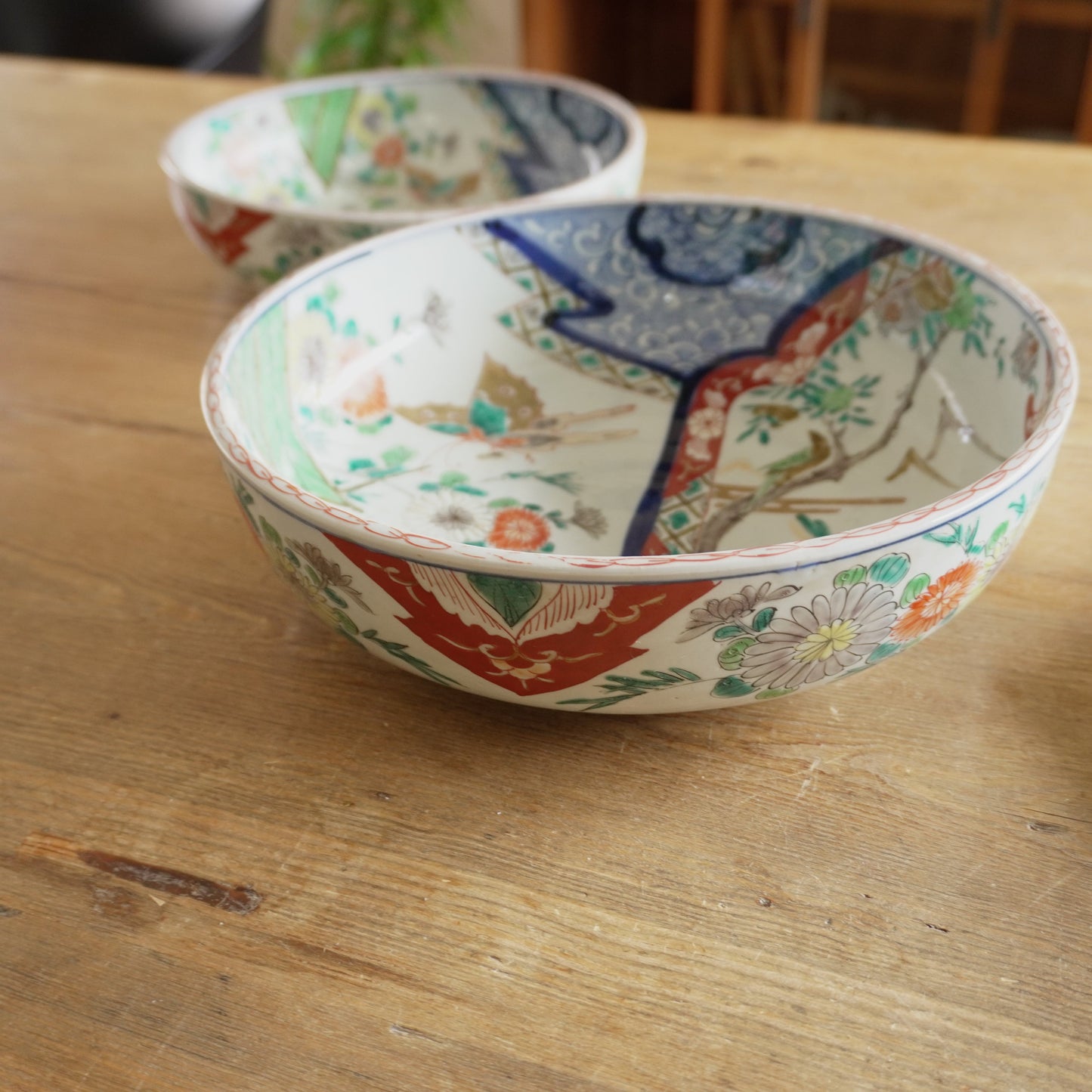 美しい表情の色絵鉢 - Kotto Shop