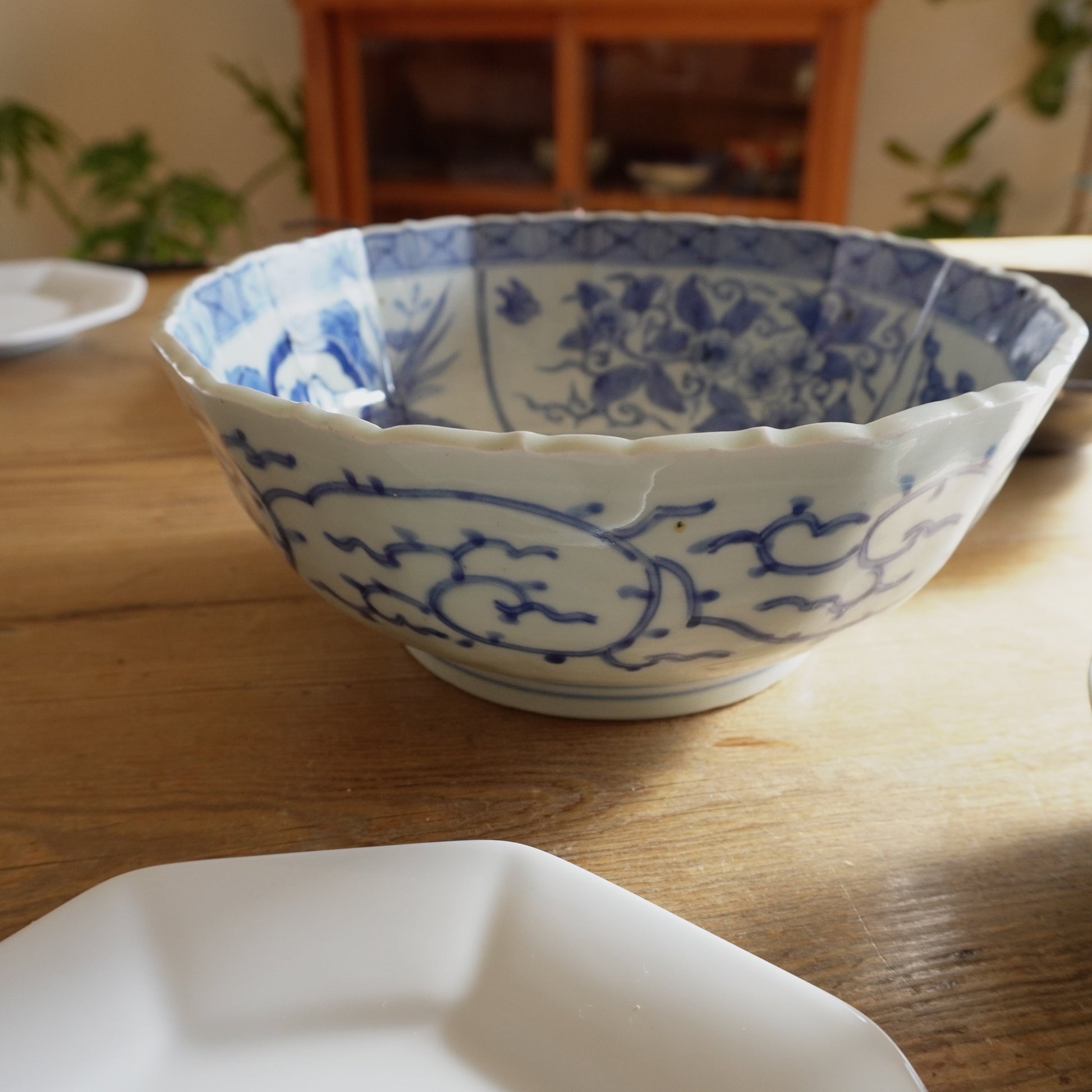 古伊万里線描きの中鉢 - Kotto Shop