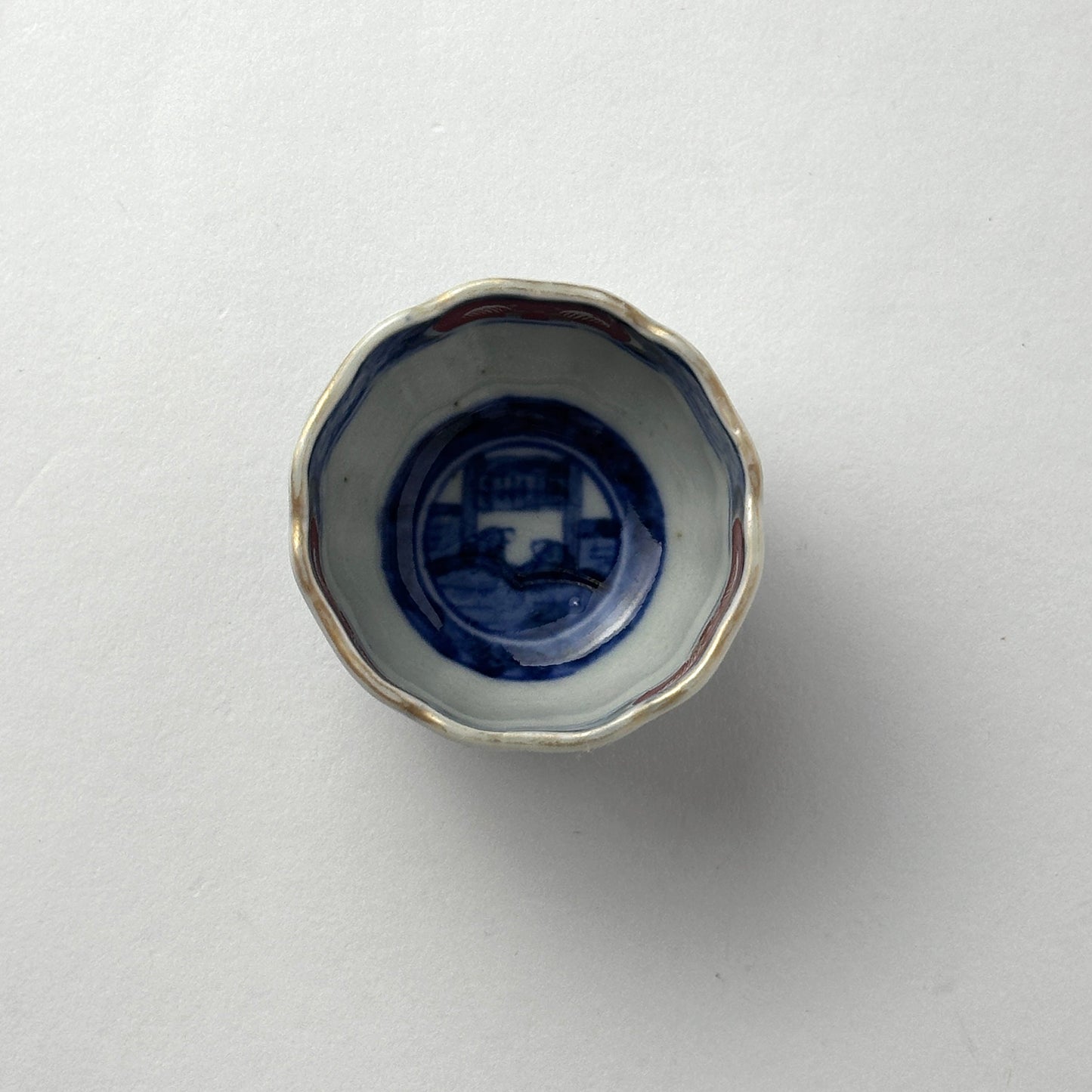 可愛らしい色絵古伊万里お猪口 - Kotto Shop