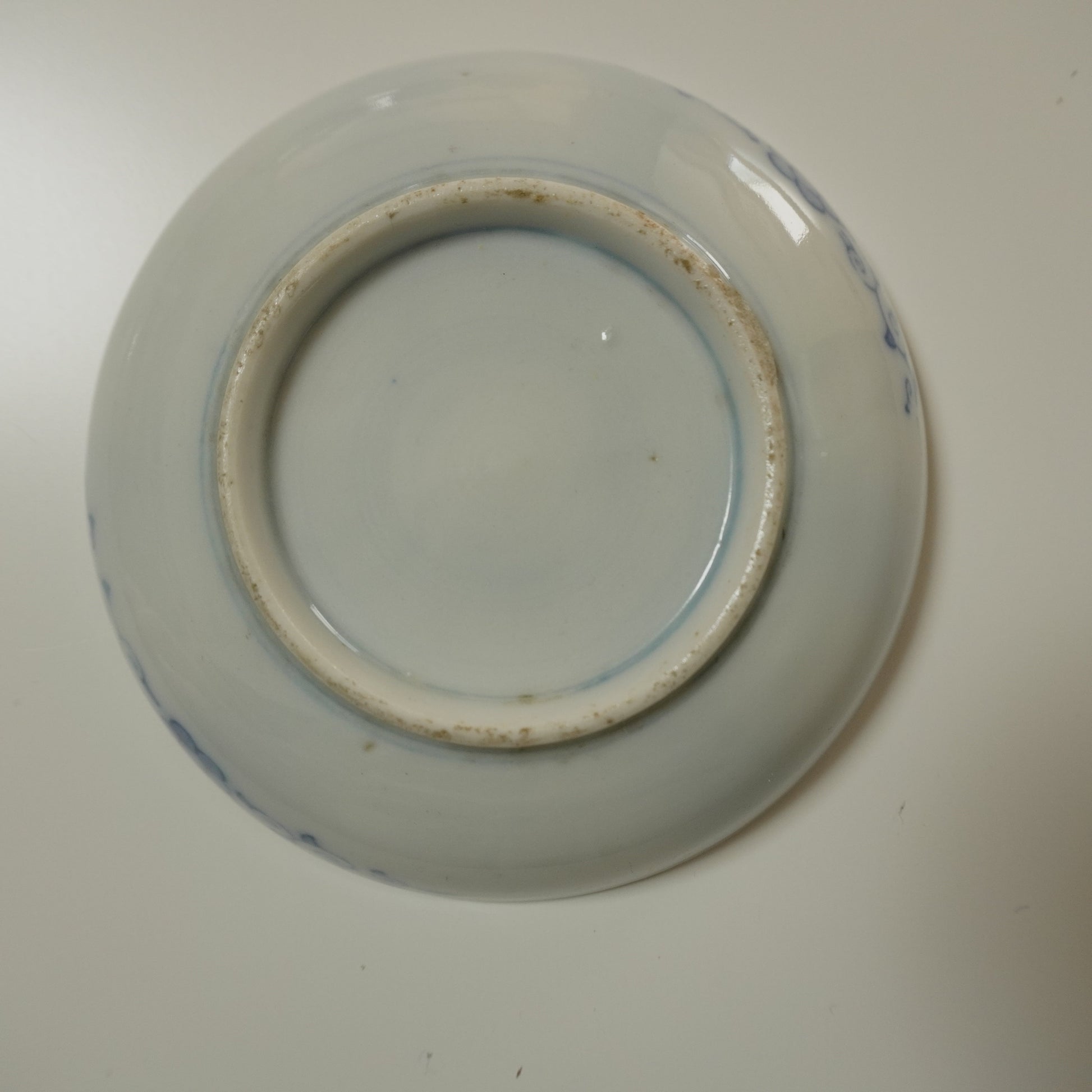 淡いブルーに金彩の小皿 - Kotto Shop