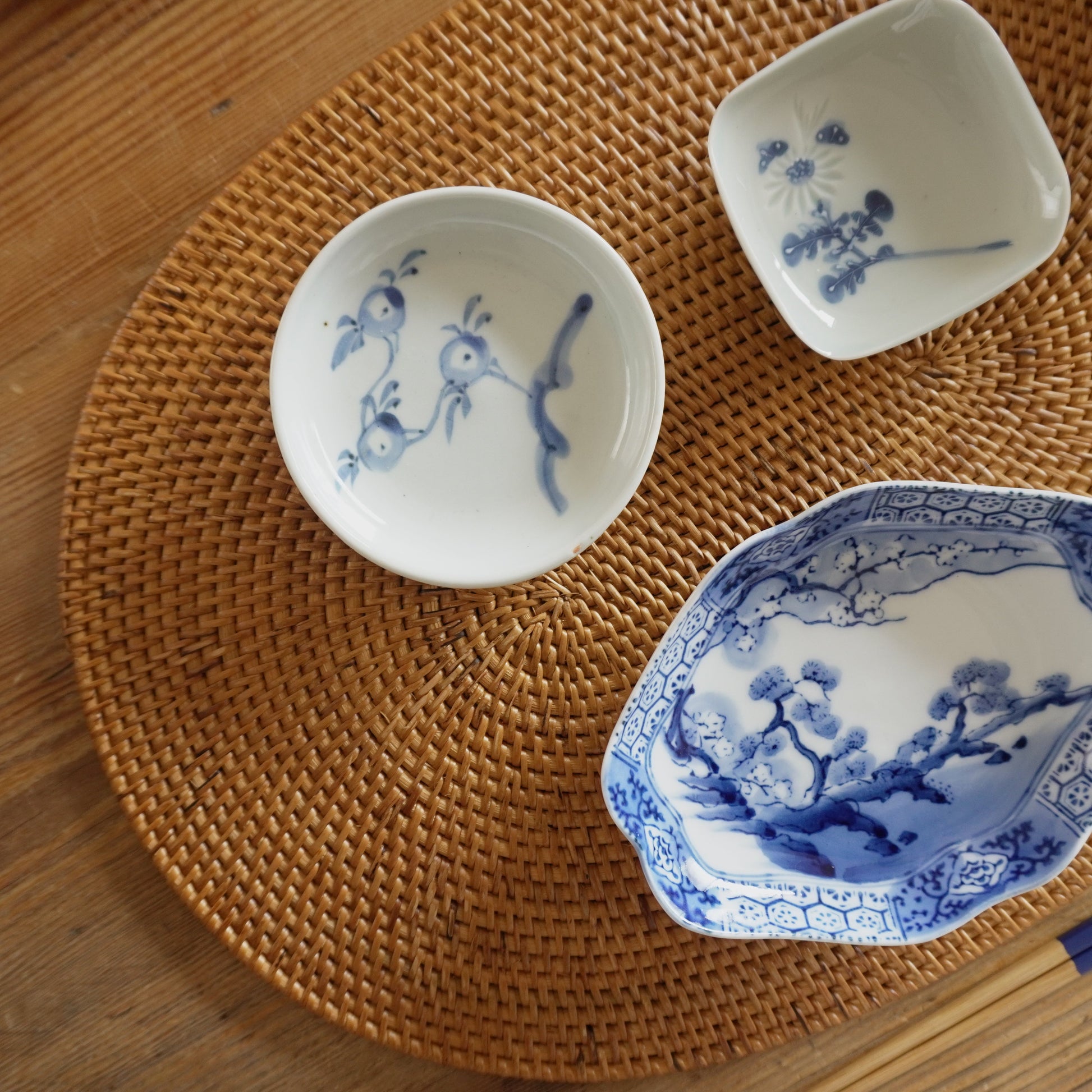 染付古伊万里橘図小皿 - Kotto Shop