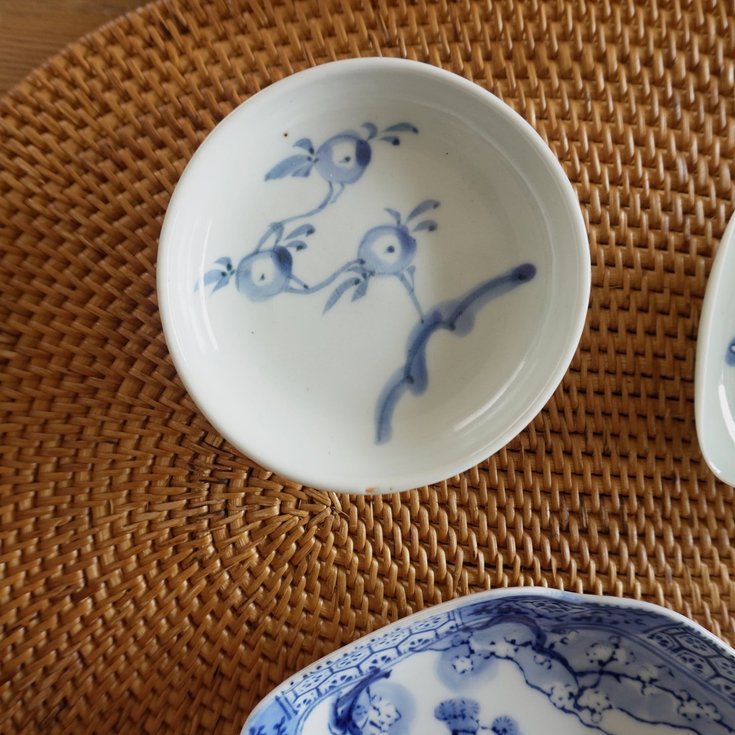 染付古伊万里橘図小皿 - Kotto Shop