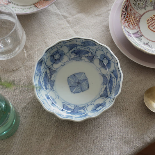 藍の花咲くなます皿 - Kotto Shop