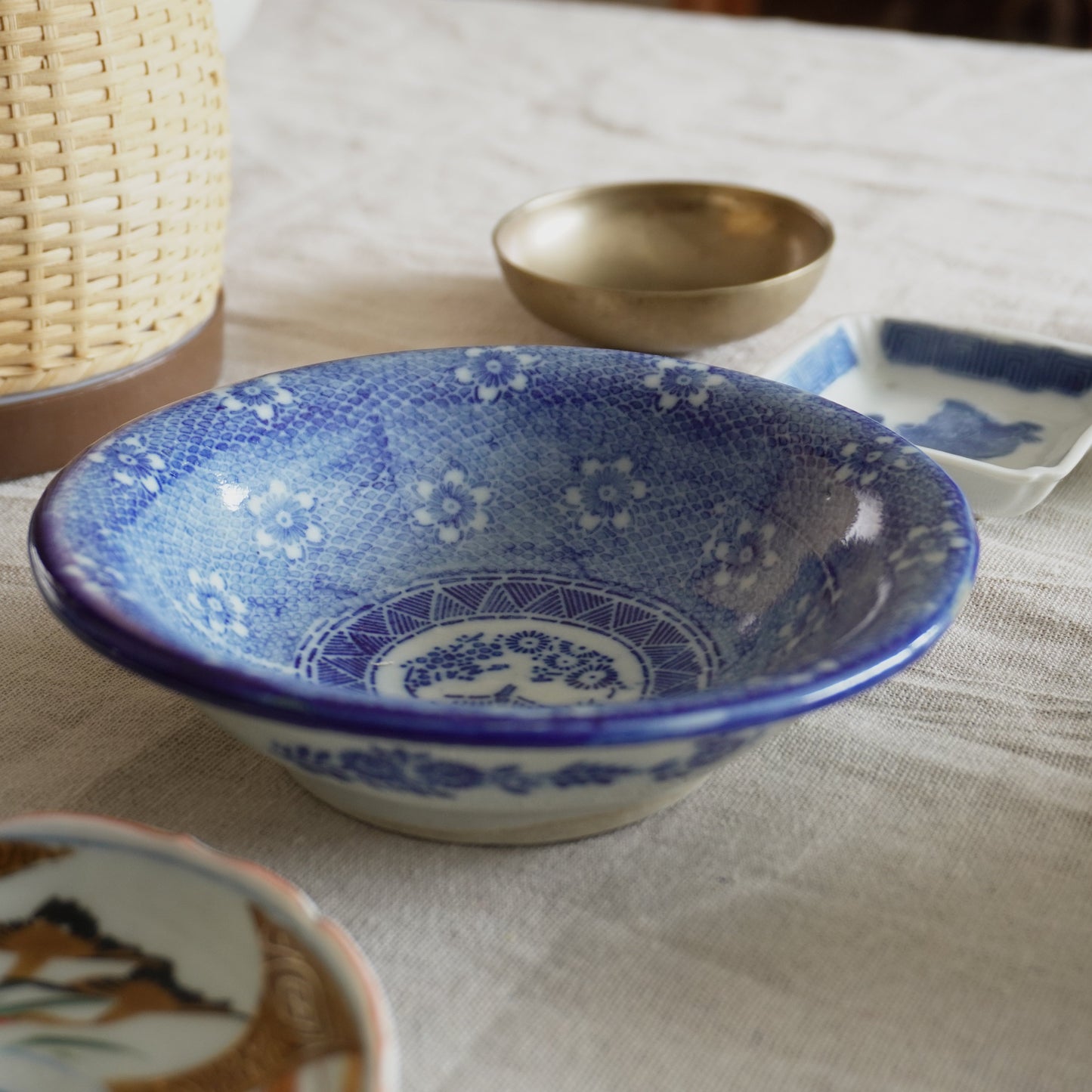 藍の花景色広がる小丼鉢 - Kotto Shop