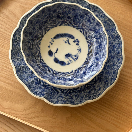 【限定セット】微塵唐草の江戸古伊万里セット - Kotto Shop