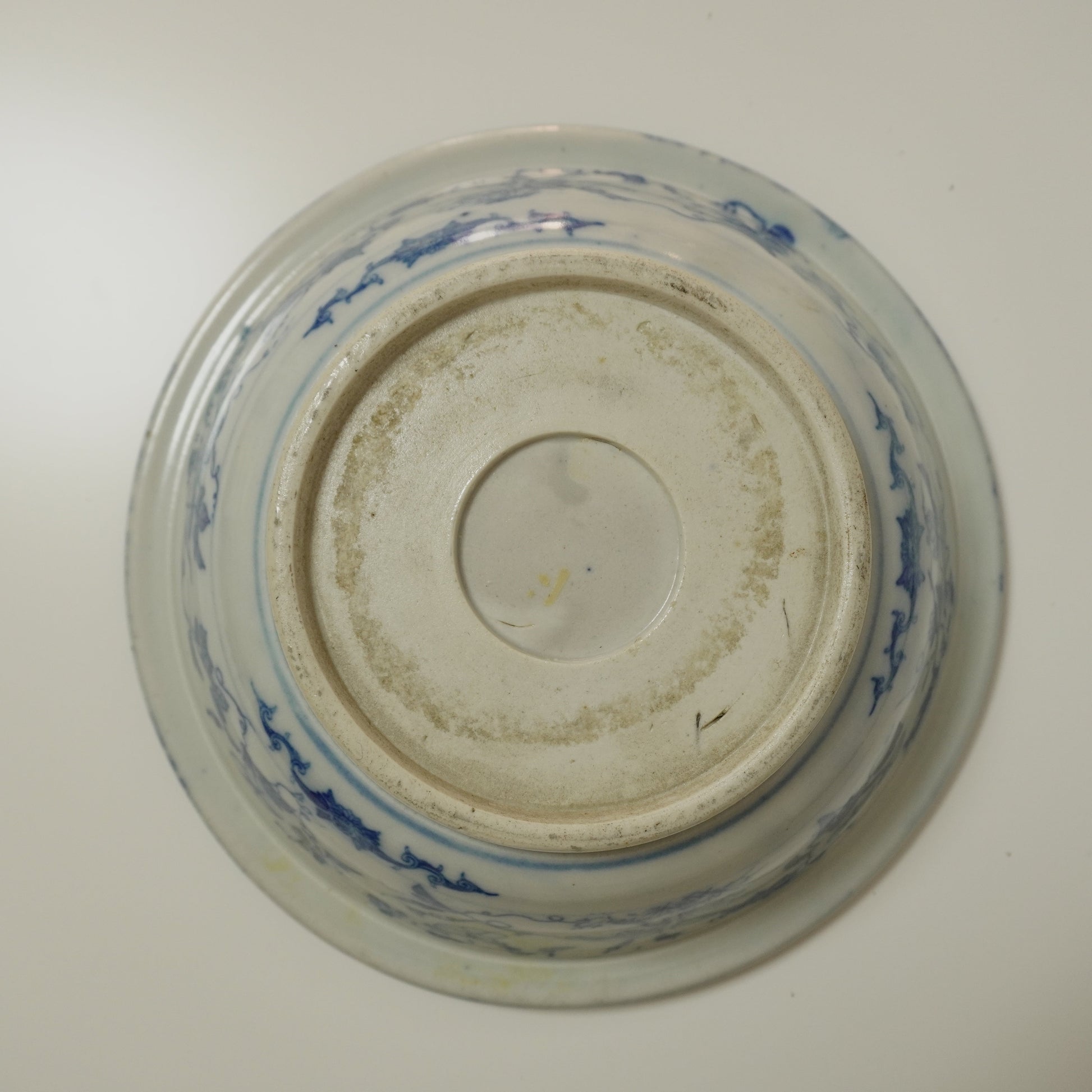 様々な用途に使える印判風景図大鉢 - Kotto Shop