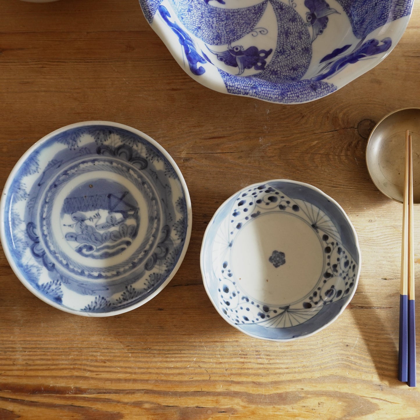 時代の美しさを感じる古伊万里くわらんか皿 - Kotto Shop